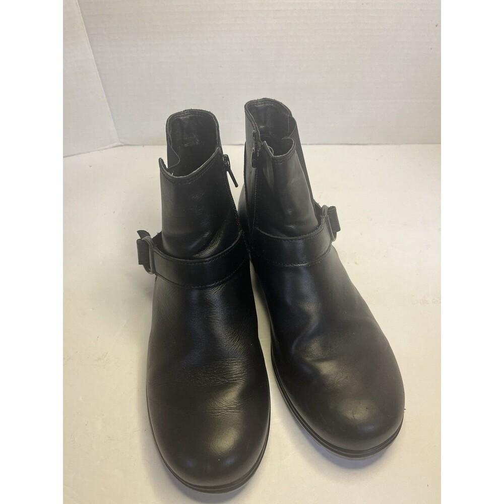 Skechers Arya Ankle Boots Women’s 8.5 Mod Squad Black Memory Foam Side Zip